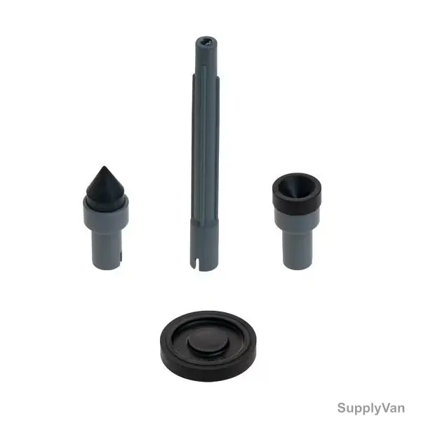 Skf Tachometer Contact Tips and Wheel Set, TKRT-TIPS, Metal/Plastic, Black and Gray