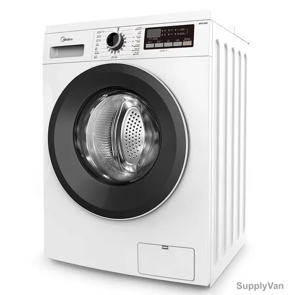 Midea Glory Washing Machine, MFG100BS, Front Load, 220-240V, 10 Kg, Silver — image 1