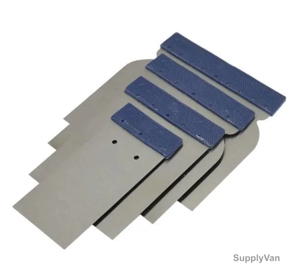 Concord Putty Knife Extra Long Blade Scrapper Set, 041409, 4Pcs, PK10