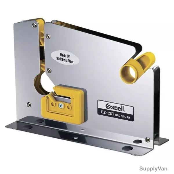 Excell Bag Neck Sealing Dispenser, ET-606STK, Stainless Steel/Polyethylene, 3 Inch Core — image 1