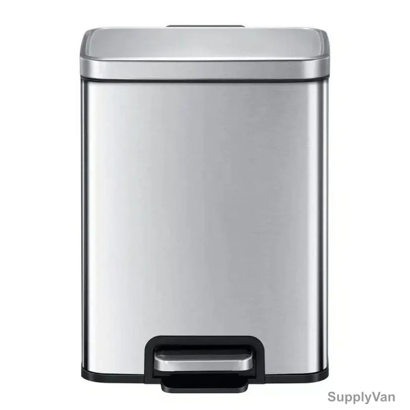 Eko Pedal Trash Bin, SS94-20, Madison, Stainless Steel, 20 Ltrs, Silver