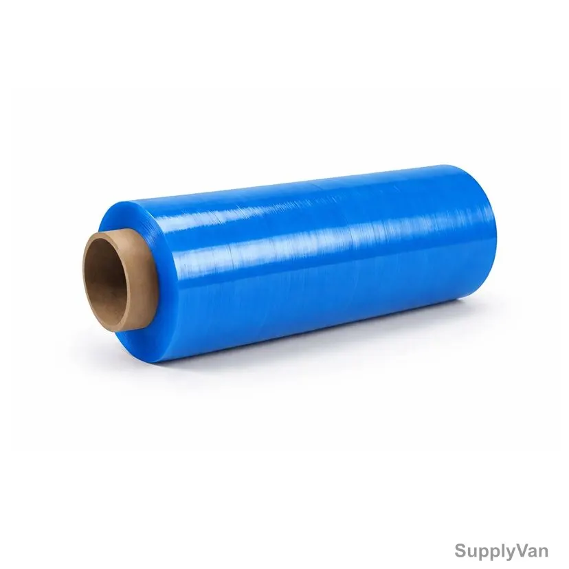 Stretch Flim, Polyethylene, 1.8 Kg, 300GM Core, 20CM Width, Blue