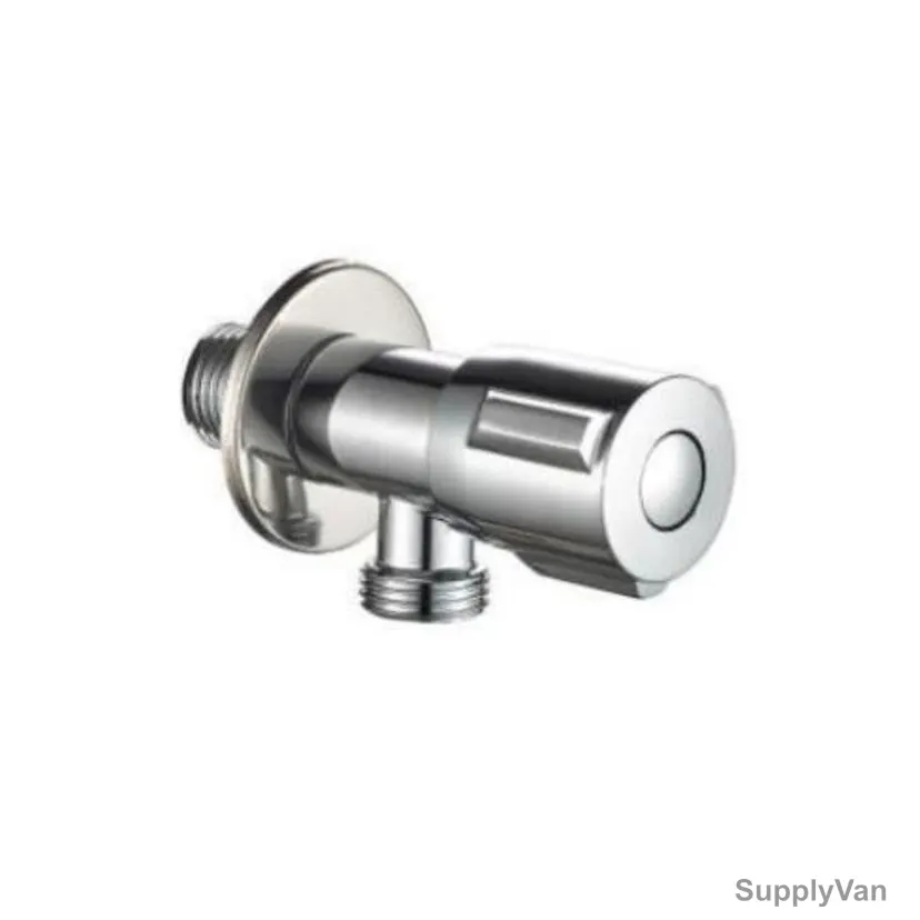 Milano Wall Mounted Angle Valve, Eco Diva, Zinc, Chrome Finish