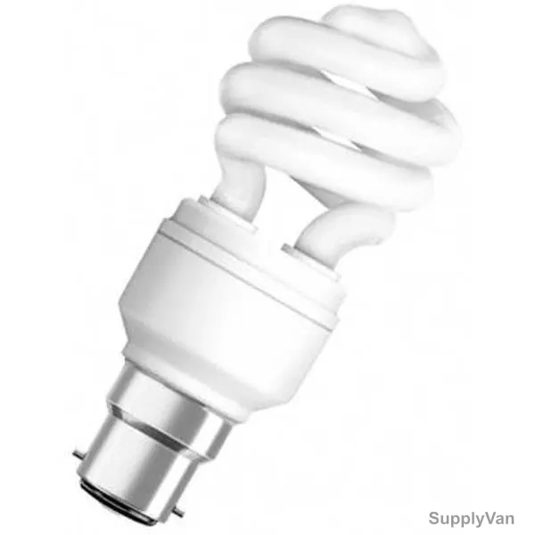 Osram Twist Fluorescent Lamp, 12W, B22d, 6500K, Cool Daylight — image 1