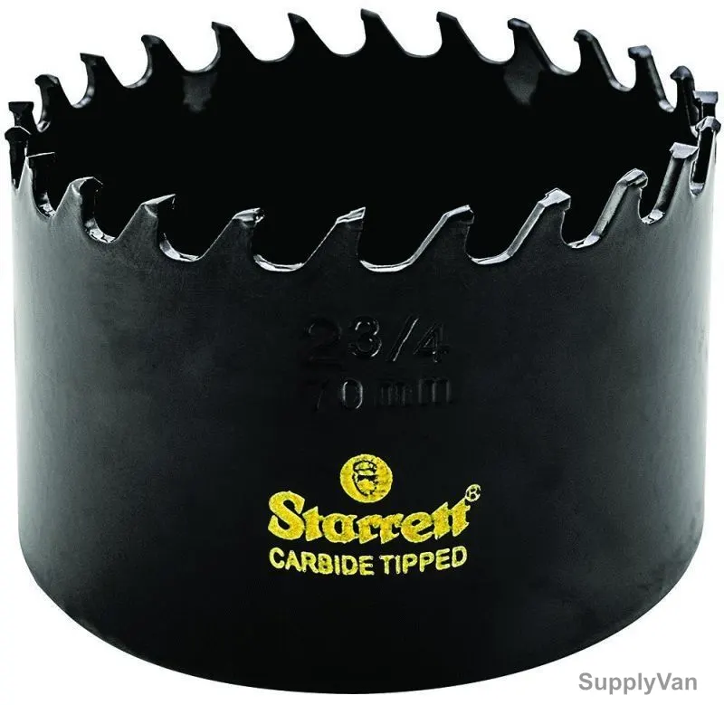 Starrett TCT Sheet Metal Hole Saw, CT234, 70mm