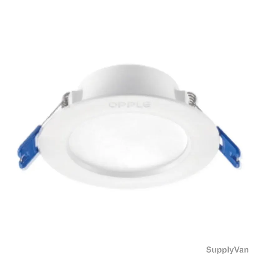 Opple LED Downlight, 541003071800, 6W, 5700K, Cool Daylight