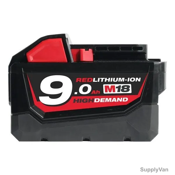 Milwaukee RedLithium Battery, M18B9, 18V, 9.0Ah