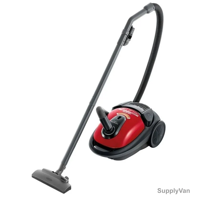 Hitachi Canister Vacuum Cleaner, CVBA18, 1800W, 6 Ltrs, Red and Black — image 1