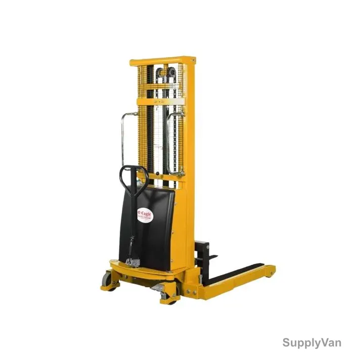 Eagle Semi Electric Stacker With Straddle Leg, SPN-1035A, 3.5 Mtrs Lifting Height, 1000 Kg Weight Capacity