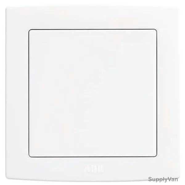 ABB Wall Plate, AC504, PVC, 1 Gang, White