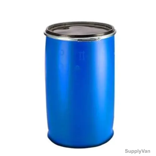 Palletco Open Top Drum With Lid, 605MM Height x 374MM Width, 50 Ltrs Capacity, Blue
