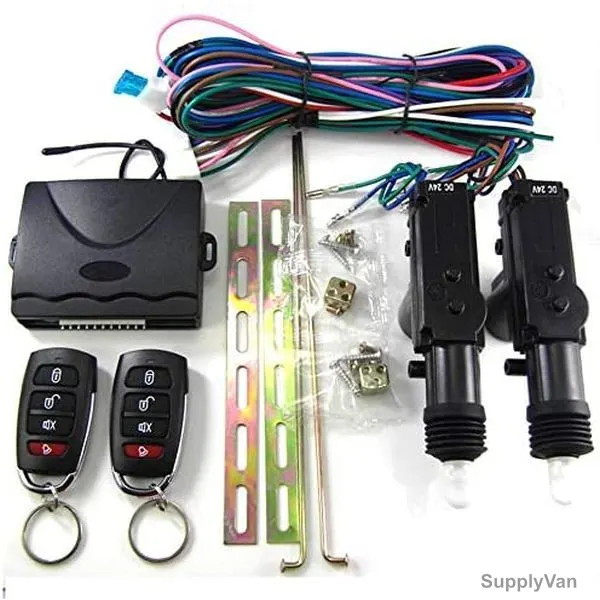 Remote Control Car Central Locking Kit, Black, 8 Pcs/Kit