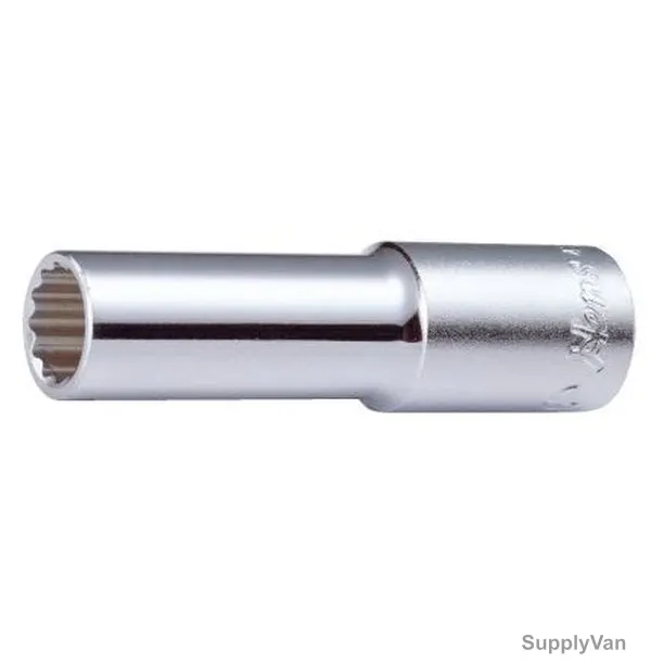 Hans 12 Point Deep Socket, 3302A, 1/2 Inch