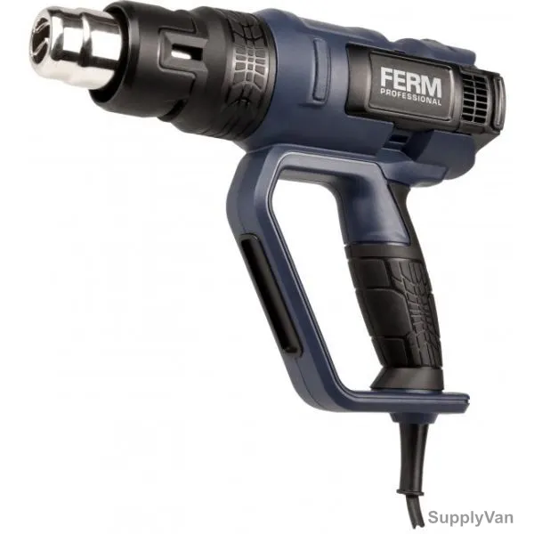 Ferm Hot Air Gun, HAM1017P, 2000 Watts, Blue and Black