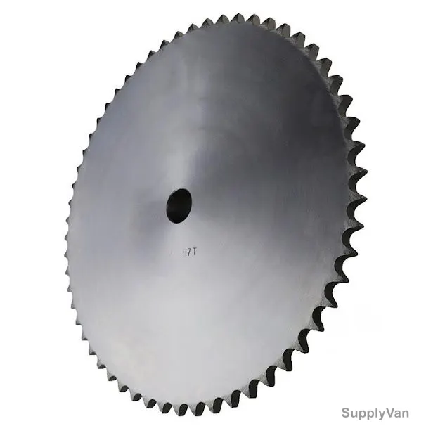 Simplex Pilot Bore Sprocket For 1/2 Inch Pitch Chain, 08B, 57 Teeth, 12.7MM Pitch