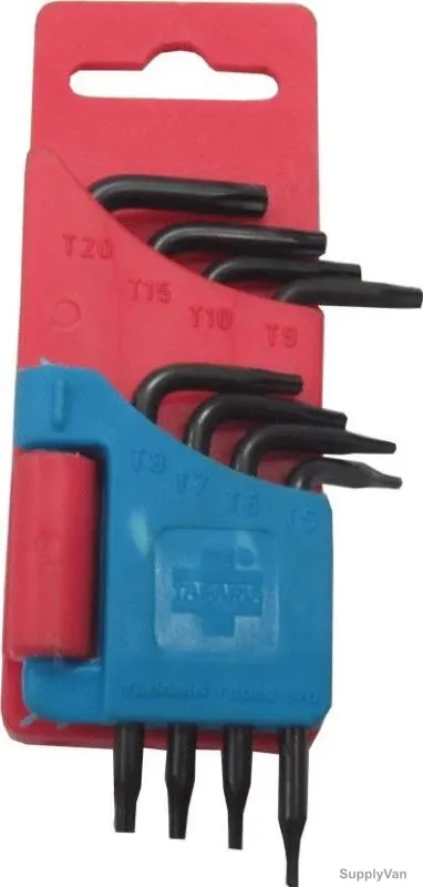 Taparia Torx Key Short Series Set, KTH-8S, 8Pcs