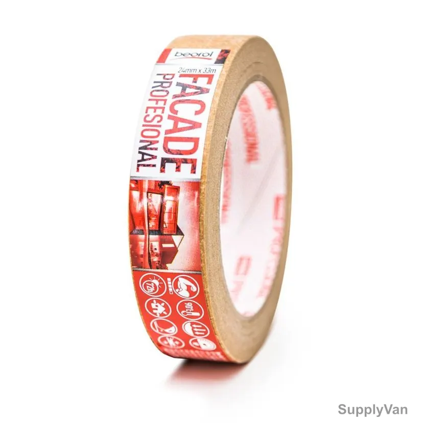 Beorol Masking Tape, PROK24, Rubber Adhesive, 24MM x 33 Mtrs — image 1