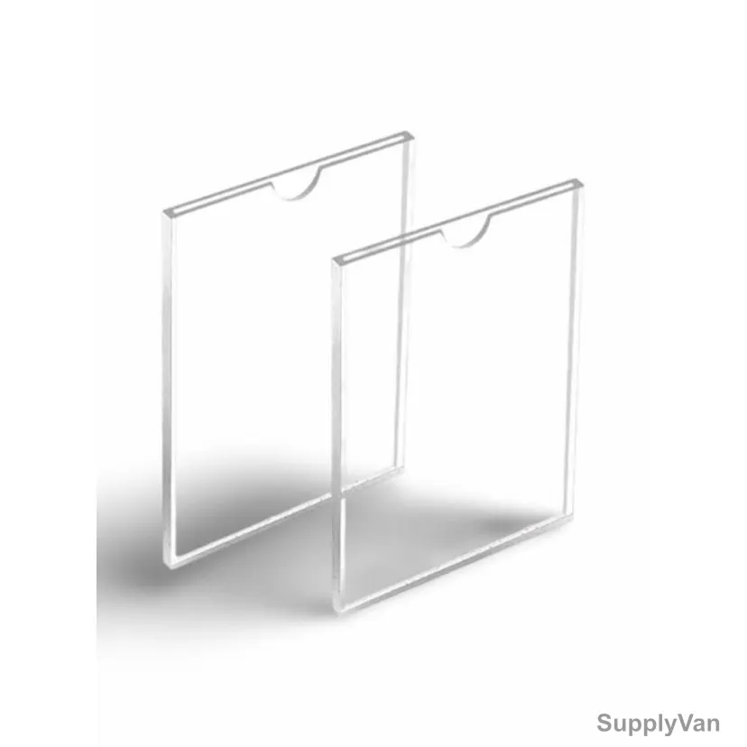 Wall Mounted Acrylic Leaflet Holder, SDAD, A4, Clear