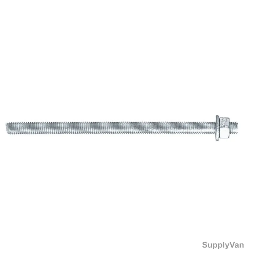 Chemical Anchor Bolt With Nut and Washer, Steel, M20 x 260MM, 3 Pcs/Set