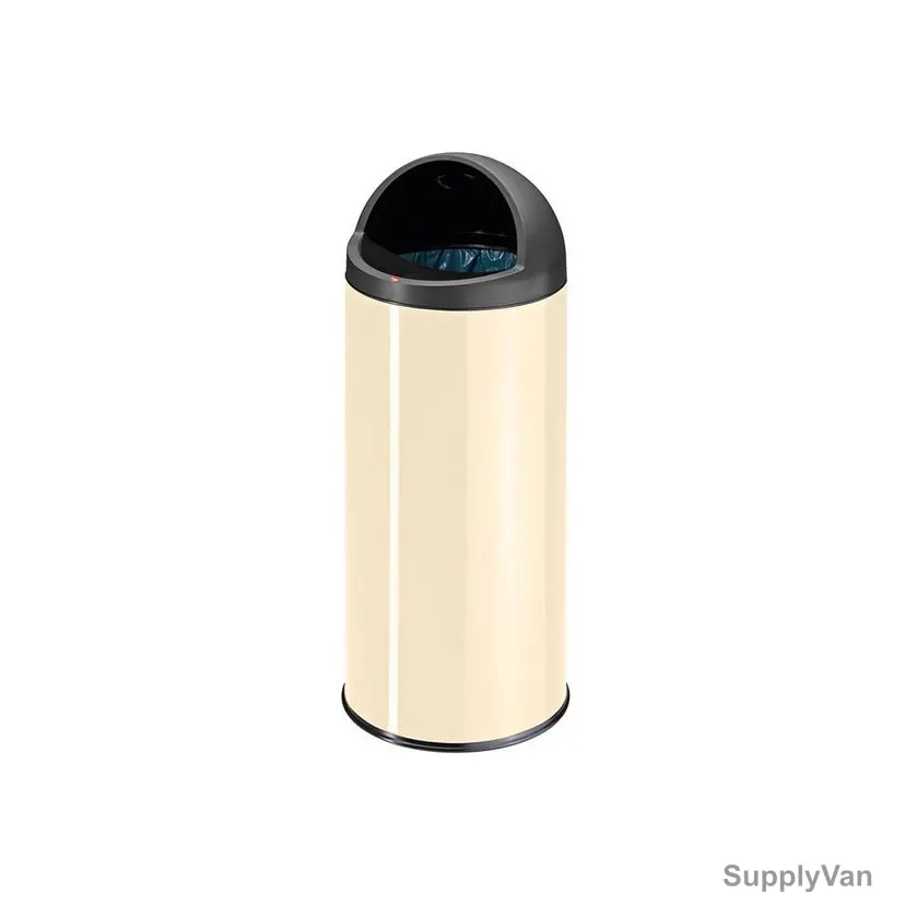 Hailo Waste Bin, HLO-0845-560, Big Bin Cap, 46 Litres, Vanilla