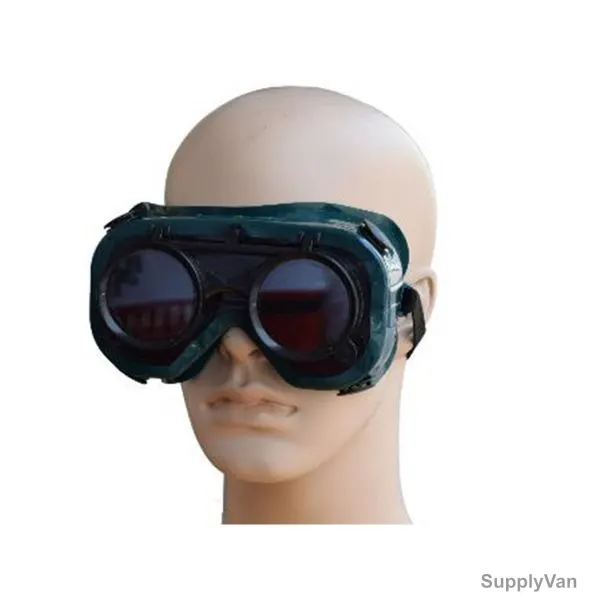 Gladious Welding Goggle, G114461420, Round, Dark Green
