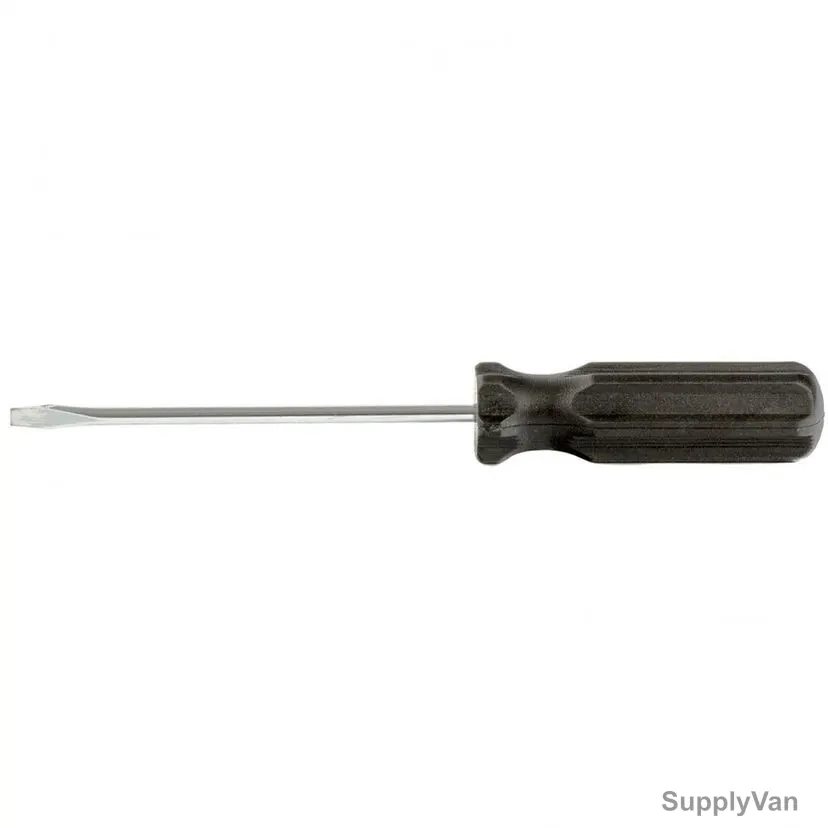 Sparta Slotted Screwdriver, 13206, SL6 Tip Size x 100MM Blade Length