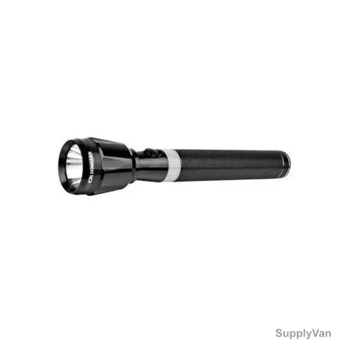Olsenmark Rechargeable LED Handheld Flashlight, OMFL2570, Metal, 238MM, 1500 Mtrs, Black — image 1