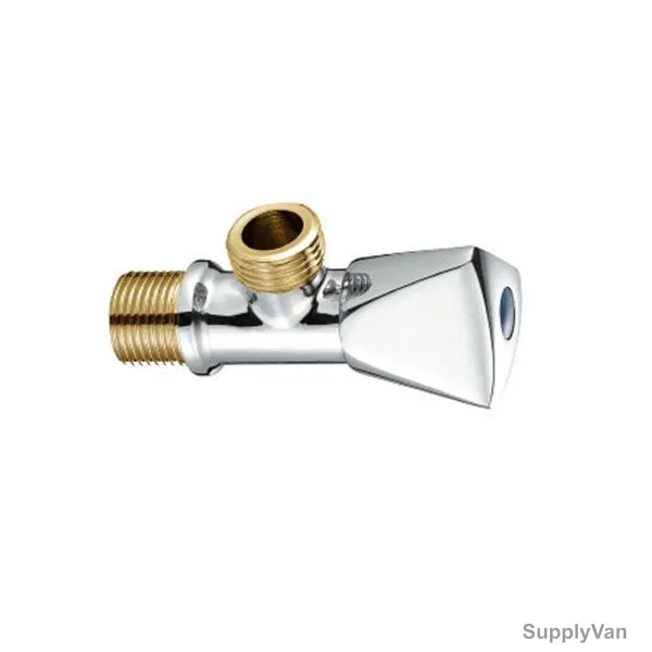 Bold Proline-4 Techno Union and Holder Angle Valve, TECVLV2200204, Brass, 1/2 Inch x 1/2 Inch, Mirror Chrome Finish