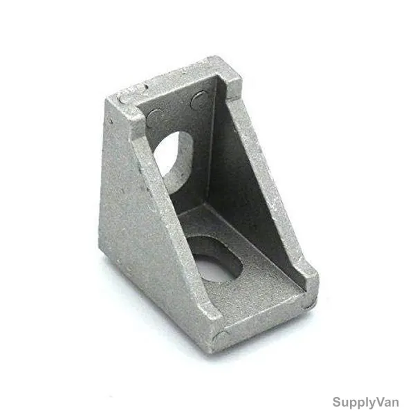 Extrusion 90 Degree Corner Bracket, 20 Series, Aluminium, 28 x 28MM, PK2