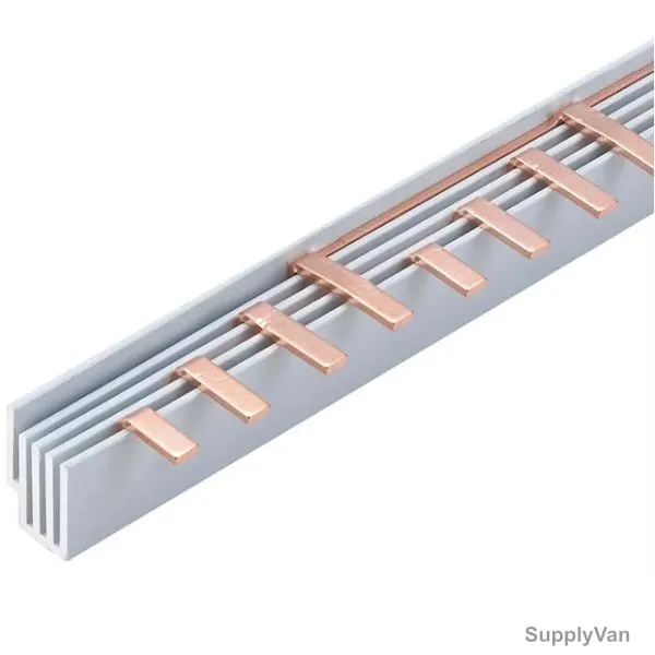 Pin Type Bus Bar, 415VAC, 4 Pole, 5 Pcs/Pack