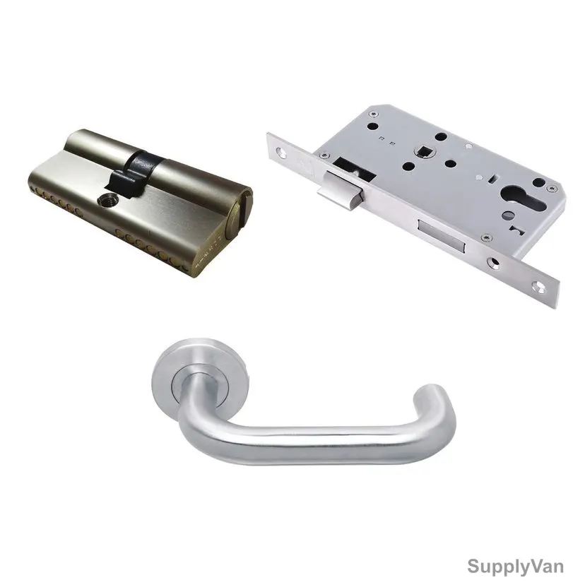 Dorfit Mortise Lock With Door Cylinder and Lever Handle