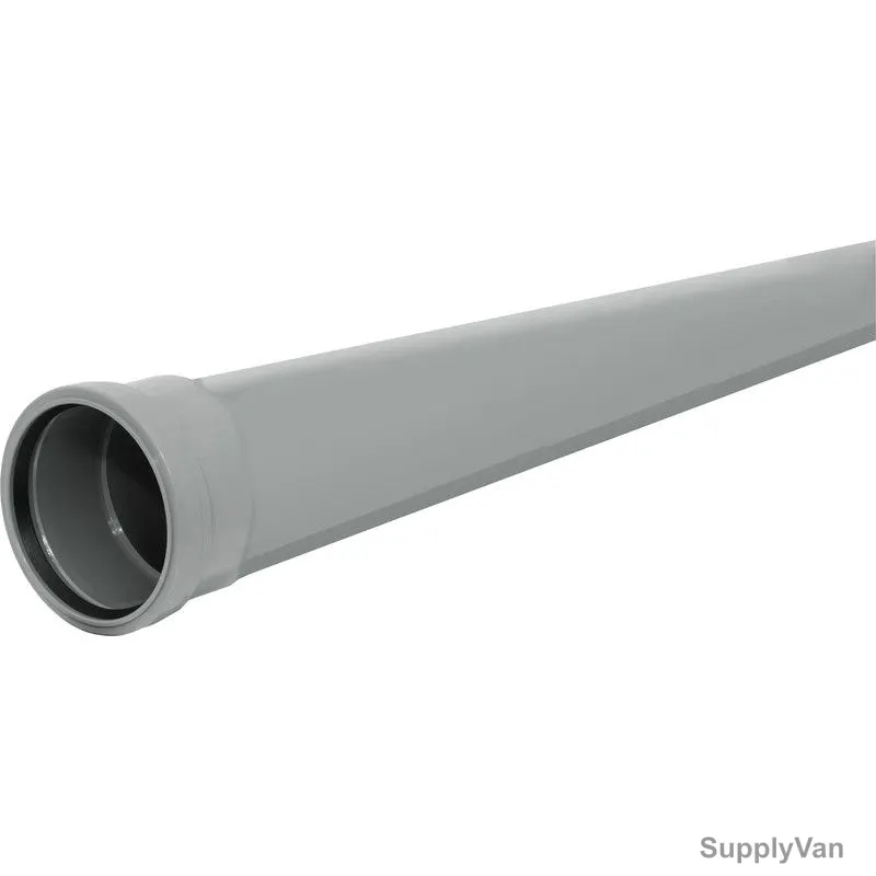 Terrain Soil Pipe, PVC, 4 Inch, Grey