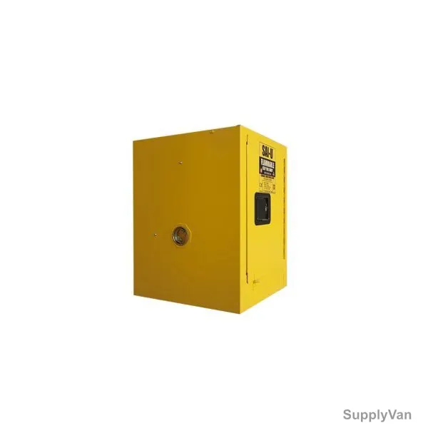 SAI-U Safety Cabinet, SC0004Y, Single Door, 4 Gallon, Yellow — image 1