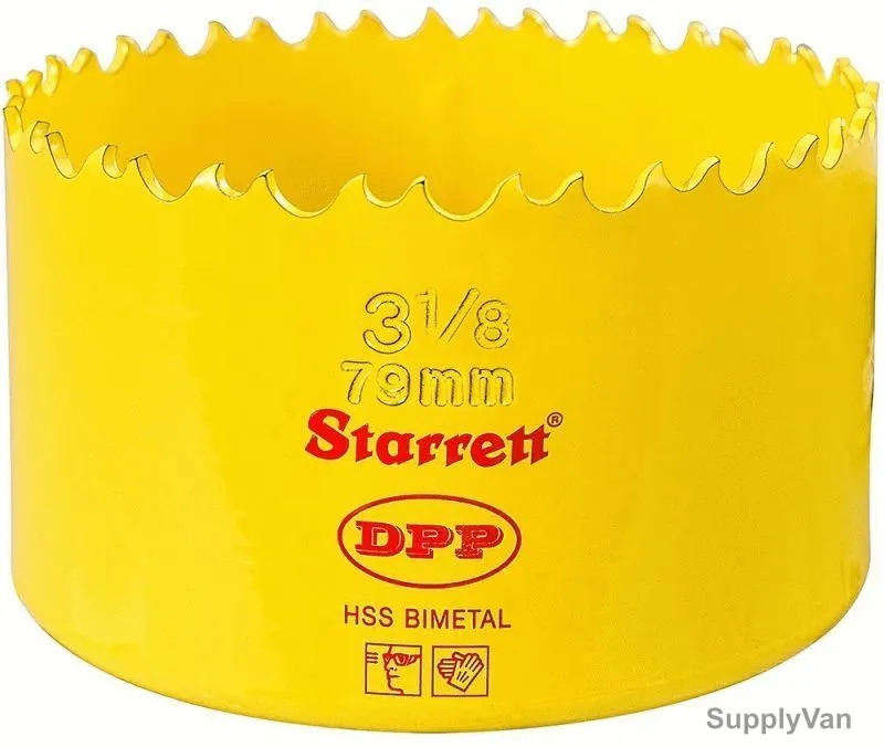 Starrett Dual Pitch Professional Hole Saw, DH0318, 79mm