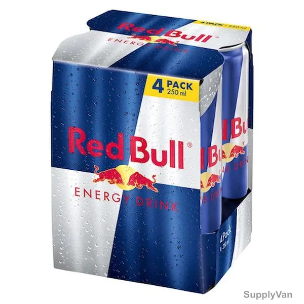 Red Bull Energy Drink, 250ML, 4 Pcs/Pack — image 1