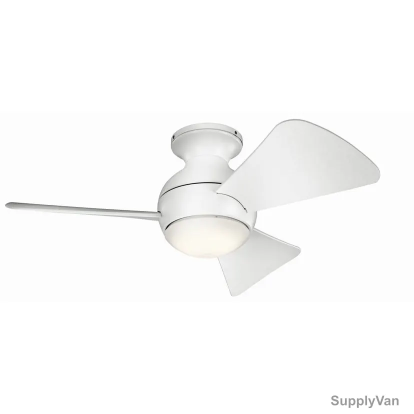Kichler Ceiling Fan, KLF-SOLA-34-WHT, Sola, 3 Blade, 34 Inch, Matte White