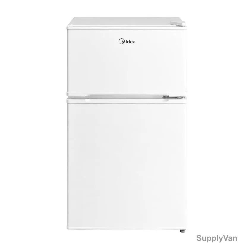Midea Freestanding Double Door Refrigerator, MDRT134FGE01AE, 134 Ltrs Capacity, White — image 1