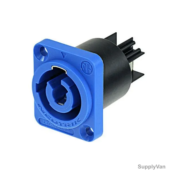 Neutrik Chassis Connector, NAC3MPA-1, Powercon, IP20, 250VAC, 2 + PE, 20A