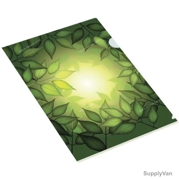 FIS Printed L Folder, FSCIE02A4, Plastic, A4, 0.18MM, Multicolor