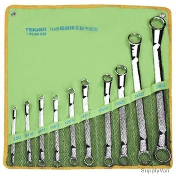 Tekiro Combination Wrench Set, W-MEC10SM, 5.5-32MM, 10PCS