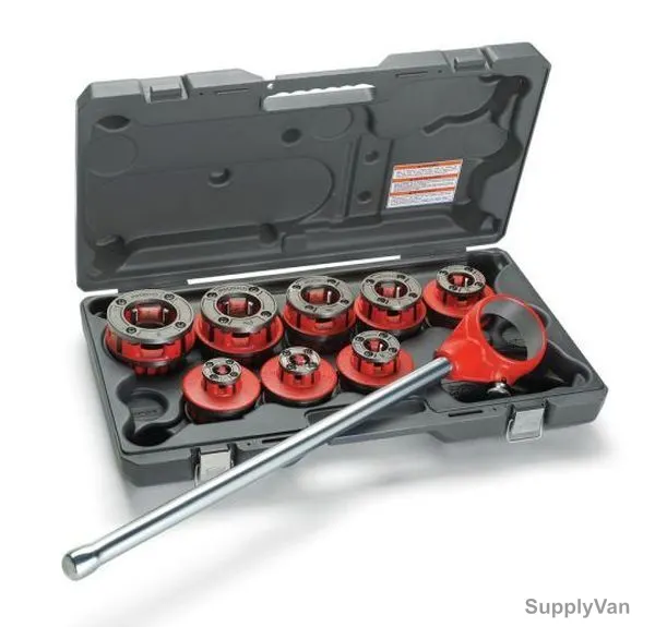 Ridgid Threader Set, 36390, NPT, 1/8 Inch-1-1/4 Inch