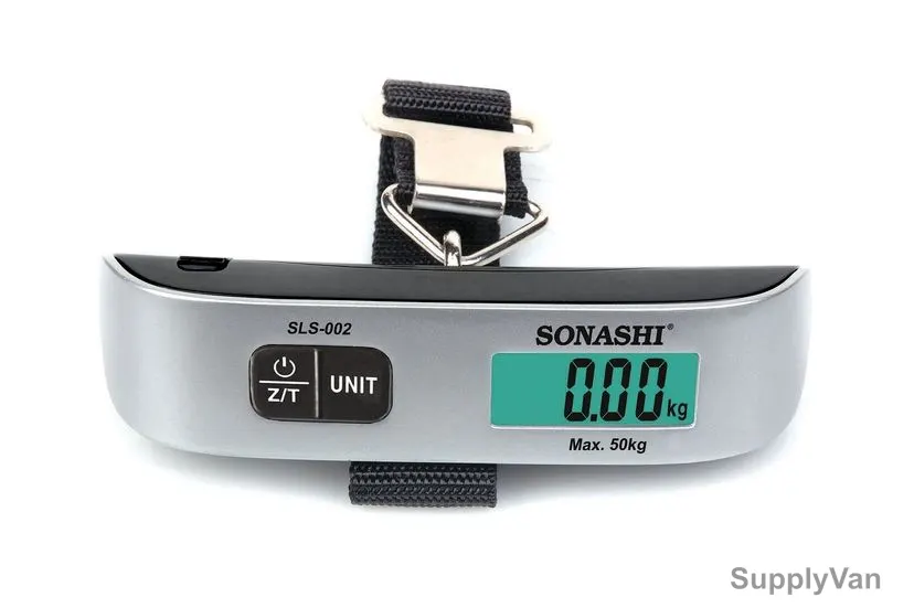 Sonashi Luggage Scale, SLS-002, 50 KG, Silver
