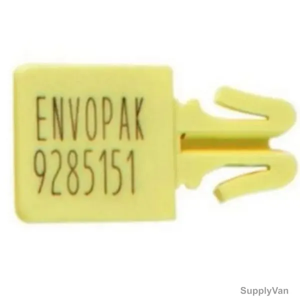 Envopak PS-2 Cash Security Poly Seal, REL0036063, 7 Digit, Yellow, 1000 Pcs/Pack