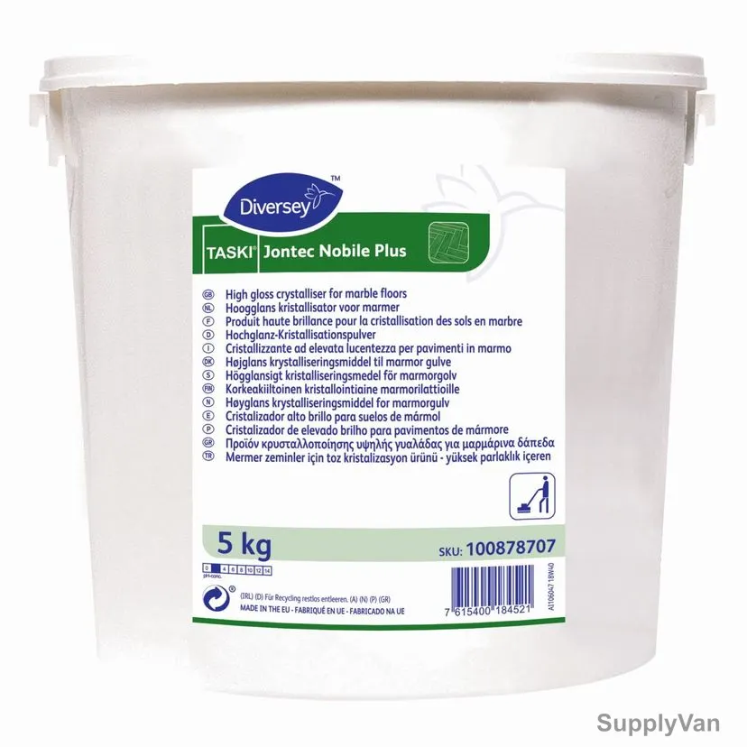 Diversey Nobile Plus High Glass Marble Crystallizer, 5110081, 5 Kg