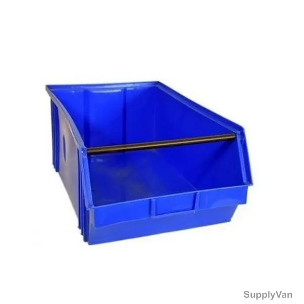 Stackable Storage Bin, SB50, HDPE, 20CM Height x 30CM Width x 50CM Length, Blue