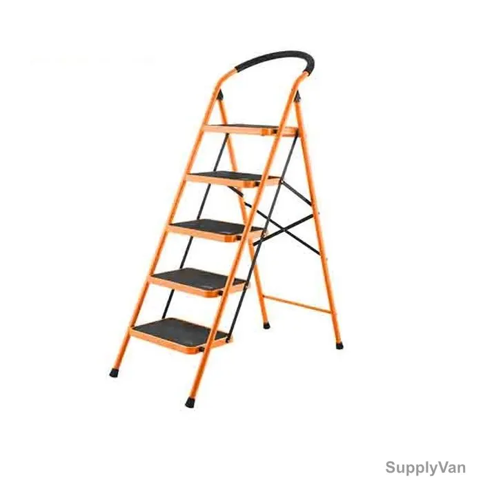 Wokin Step Ladder, SHGT-W-682005, Steel, 5 Step, 150 Kg Weight Capacity
