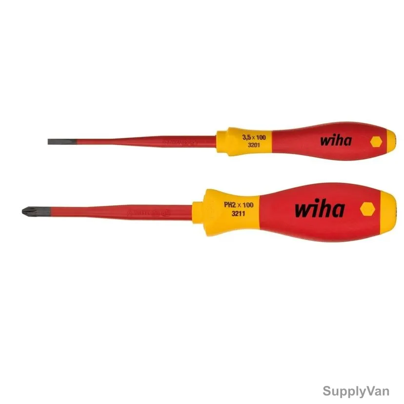 Wiha Screwdriver Set, SB-3201-S201, 2PCS