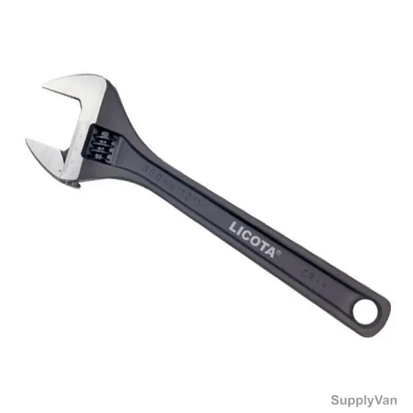 Licota Adjustable Wrench, AWT-35037, Cr-V Steel, 19.5MM Jaw Capacity, 6 Inch Length