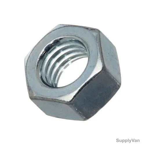 Hex Nut, Galvanized Iron, M8, 50 KG/Pack