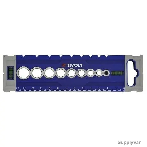 Tivoly 3 In 1 Drill Guide, Pilot 5, Rectangular, 4-12MM